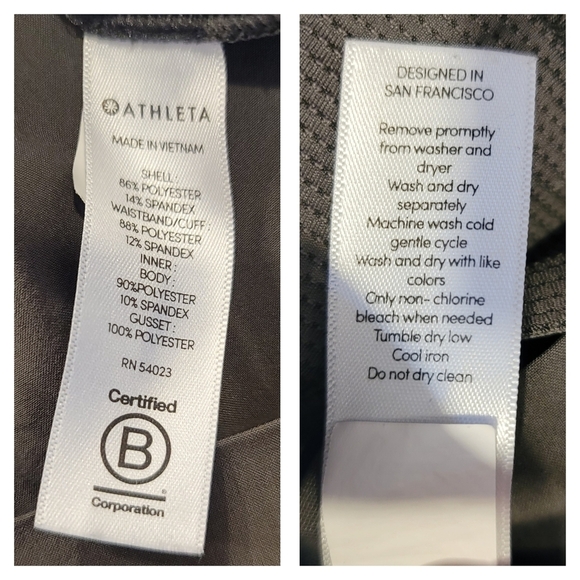 Athleta Gray Back Pockets Skort - Sz 12 - Picture 5 of 6